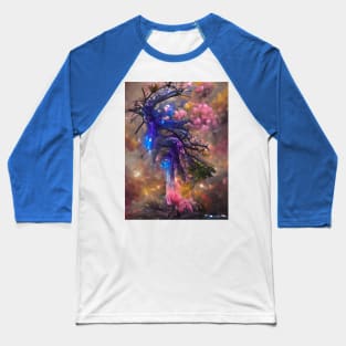 Shadow Dancer Tree in the Galaxy Baseball T-Shirt